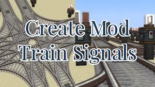 Minecraft Create Mod 0.5 Train Signal Tutorial