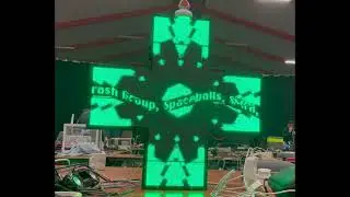 Pharmageddon - a demoscene demo for a pharmacy sign