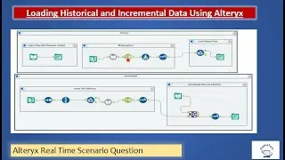 Loading Historical and Incremental Data Using Alteryx || Alteryx Real Time Project Scenario #28