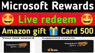 microsoft rewards Live redeem 🤩 How to redeem microsoft rewards 😎 @TechholicAasif28