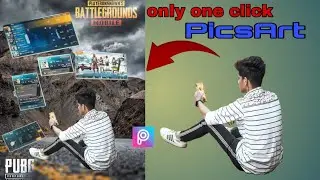 New  Pubg Mobile playing on 🔥 Game photo editing ||only one click ||step by step|| by Teju editing