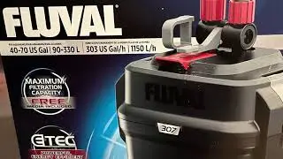 Fluval 307 Filter unboxing and set up