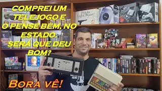 Comprei o Telejogo e o Pense Bem, ambos no estado. Será que deu bom? Bora vê!