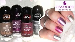 Satin CHROME Nail Polish by Essence Cosmetics | Nail Polish Swatch