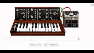 Sano Prakash on Google Doodle MiniMoog