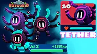 BOTWORLD ADVENTURE gameplay - Leveling my TETHER AI to lvl5