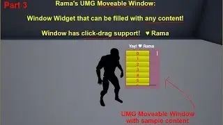 UMG Moveable Window With Any Content Part 3