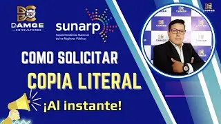 Copia literal SUNARP en línea 2024 | Cómo solicitar COPIA LITERAL en línea SUNARP | Actualizado