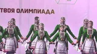 Зажжение олимпийского огня в Марий Эл