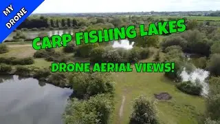 DJI Mini 1 Drone Aerial Video At Billericay Angling Club Water, Southminster