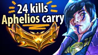 24/3 Aphelios ADC Massacre - Aphelios Unranked to Master
