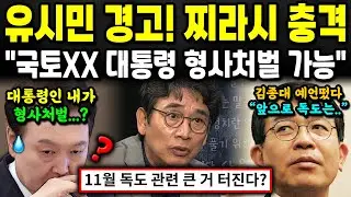 유시민 '윤석열 형사처벌' 언급 충격적! 최근 돌고 있는 흉흉한 찌라시 내용;; 설마 진짜?