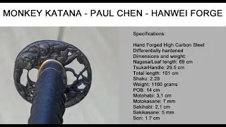Monkey Katana - Samurai Zwaard - Paul Chen