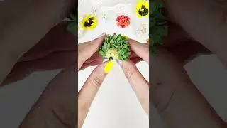 Волшебное творчество: превращение фоамирана в сказочного ежика 💚🌿🦔