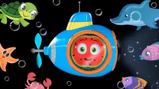 Underwater World - Watermelon & Funky Fruits | Sensory Dance Party, Kids Songs and Fun Animation!