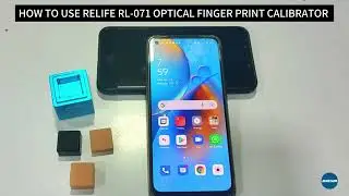 RELIFE RL-071 Optical fingerprint calibrator Operation video.
