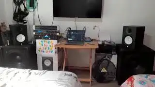 yamaha hs8 + 2x18 subwoofer