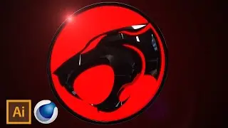 Create a 3D Logo from a Raster logo using Illustrator and Cinema 4D