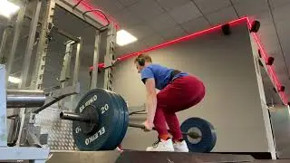 145Kg Deadlift Fail!
