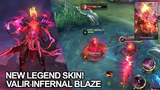 NEW LEGEND SKIN! VALIR INFERNAL BLAZE | MAGIC WHEEL | MOBILE LEGENDS: BANG BANG