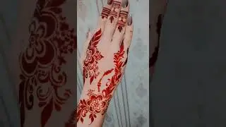 beautiful simple mehndi design 
