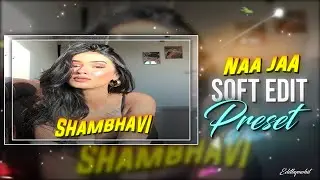 Shambhavi / Naa Jaa / Ae inspired AlightMotion Simp Edit / AlightMotion Preset / Editbymohit