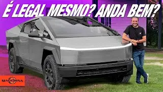 Tesla Cybertruck chegou e vou mostrar todos detalhes para vocês!