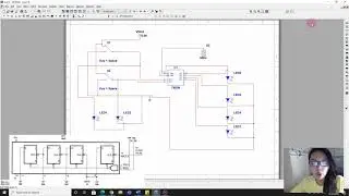 Asynchronous Counter Simulation using Multisim