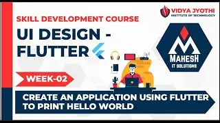 Flutter Tutorial: Creating Your First 'Hello World' App