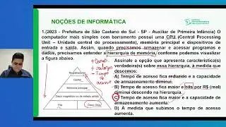 Revisão de Informática para o IDECAN (GCMJP, SEMOB JP, IFBaiano)