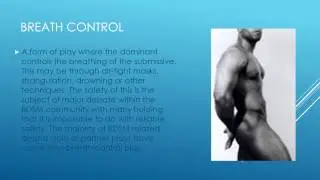 Breath Control Definition by Sex Expert Kyle Phoenix