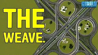 How I FIXED the Cloverleaf Interchange in Cities Skylines (Removing the Weave)