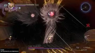 Nioh 2 NG+ Solo lvl 1 vs Lady Osakabe (No Damage/Armor/Items/Yokai Shift/Ninjutsu/Onmyo)