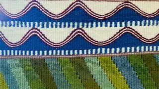 Twined Wool Weaving: “Sky to Sea”