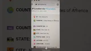 City State location of your IP address #shorts #vpn