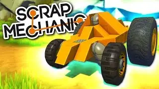 Scrap Mechanic- GIANT Wheels & Shapes (Automated) - Let's play