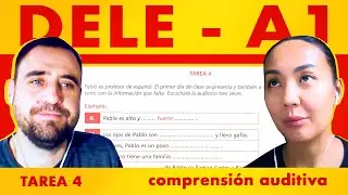 DELE-A1  🇪🇸  Задание аудирование #4 🎧 на понимание услышанного