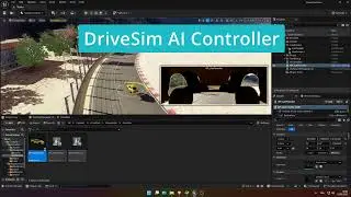 Unreal Engine - DriveSim plugin - setup AI controller in 2 mn