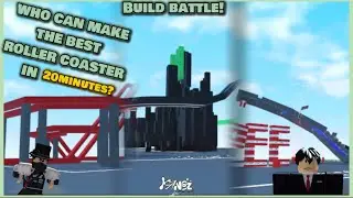 BUIlD BATTLE! Who can make THE BEST ROLLER COASTER IN 20MINS? | plane crazy