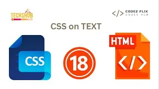 CSS Text Styling  | Basics of CSS in Hindi | Learn HTML and CSS step by step - techshub | Codezflix