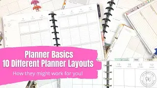 How to Plan: 10 Different Planner Layout Options || Planner Basics || The Happy Planner