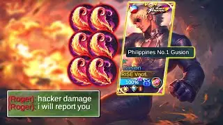 GUSION BUILD 6X BLOOD WINGS (DAMAGE HACK)