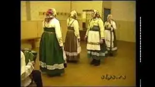 Тарногский район, кадриль под гармонь.