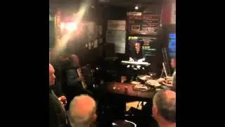 Andy at the Park Bar, Glasgow.