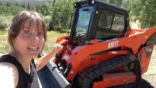 A New Toy! Amy Tests out the Kioti Track Loader TL750