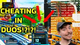 CHEATERS! in DUOS? MRBEAST plays APEX??