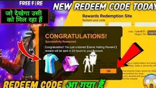 27 AUGUST REDEEM CODE 😱| FREE FIRE NEW JERSEY REDEEM CODE TODAY | FF REDEEM CODE TODAY -  FREE FIRE