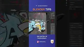 Un Addon Gratuit pour appliquer des declas sur Blender !