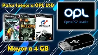 How to transfer PS2 games to a USB drive | Under/Over 4GB [OPL] USBUtil