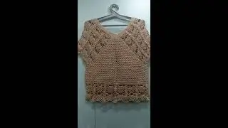 Туника крючком ананасы